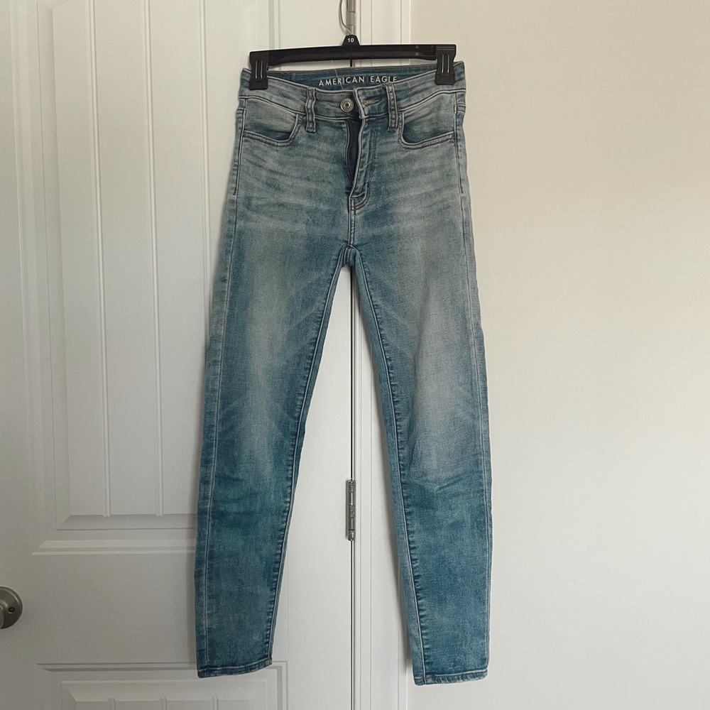 American Eagle Super Stretch Jeans Light wash